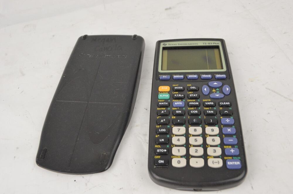 Texas Instruments TI-83 Plus Graphing Calculator w/ Cover